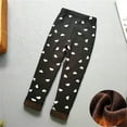 thumbnail image 2 of Hpgjzj Girls Basic Cotton Winter Warm Fleece Lined Leggings Thick Thermal Pants Full Length Tights, 2 of 4