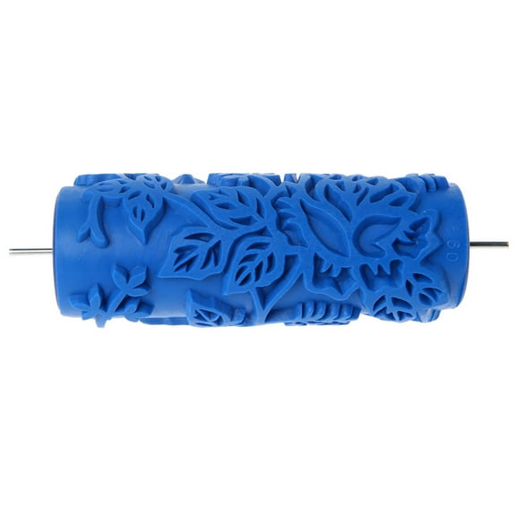 HEMLBOYW 5" Embossed Paint Roller Sleeve Wall Texture Stencil Brush Pattern Decor 099Y Rubber
