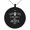 Black, variant on Rose Gold Stainless Steel Mama Llama No Time For Drama Small Medallion Circle Charm Pendant Necklace