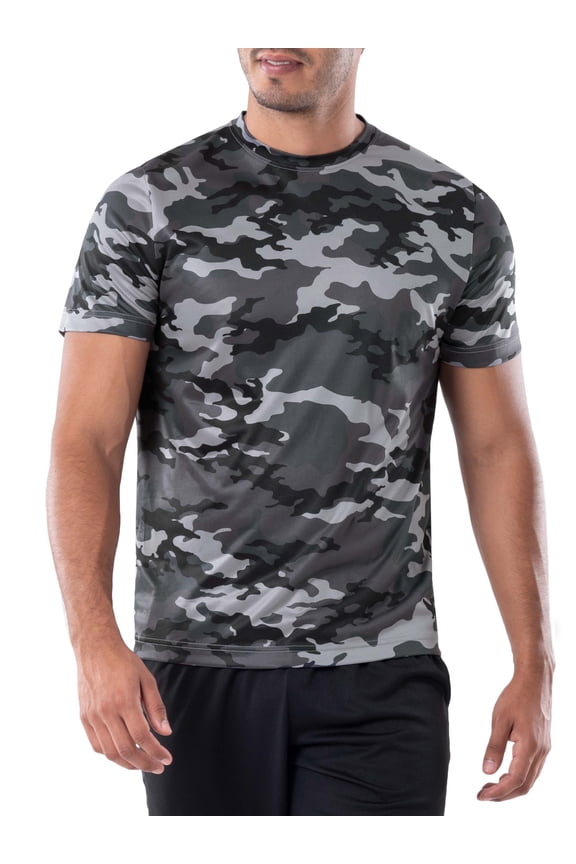 Men's and Big Men's Core Jersey Active T-Shirt, up to Size 5XL