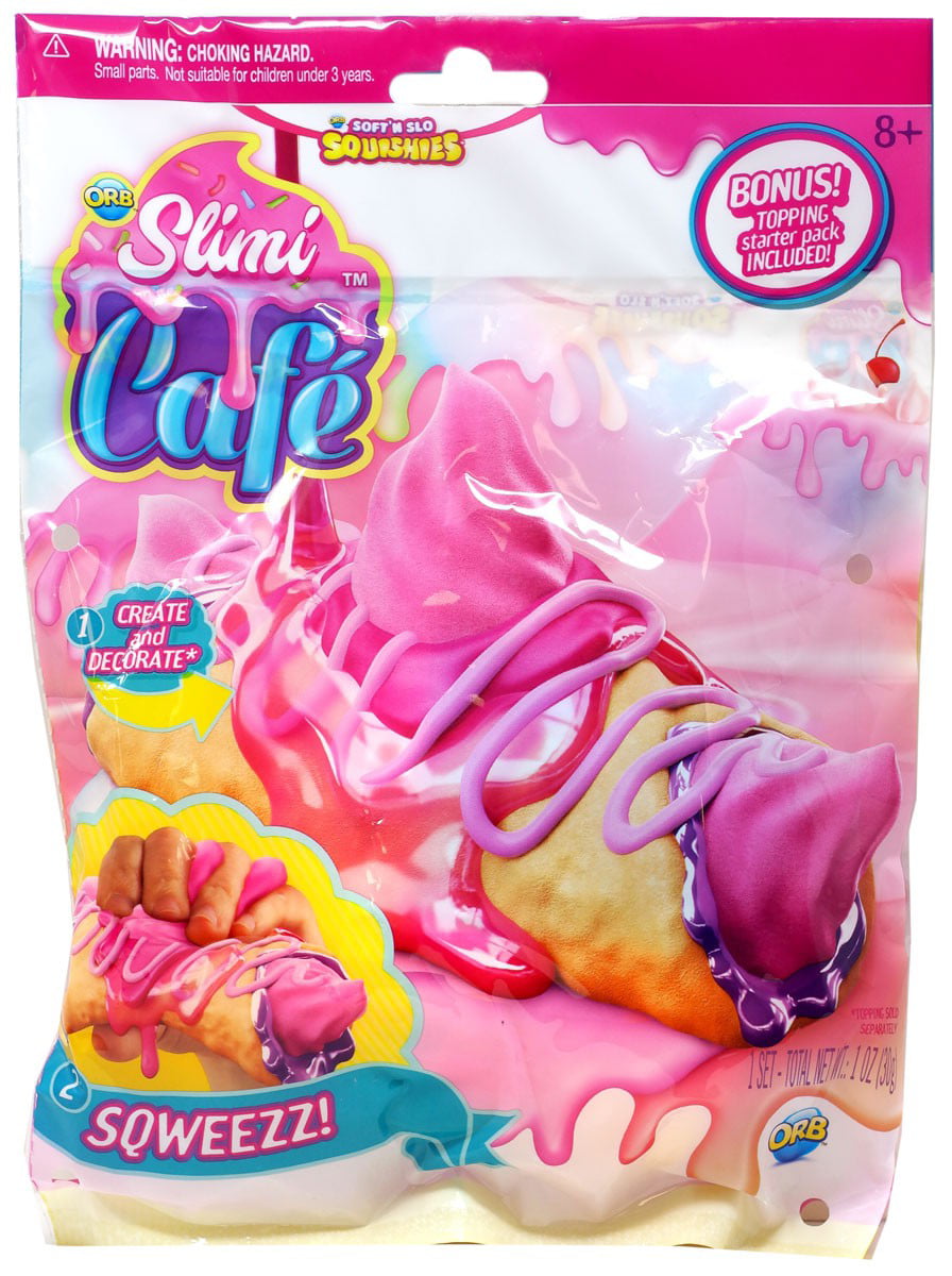 NEW Soft ‘N Slo Squishies Slimi Cafe Drizzlerz Toppings LOT OF 6 FAST FREE SHIP 