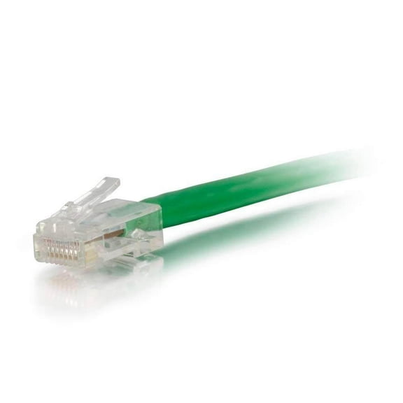 C2G 04129 Cat6 Non-Booted Unshielded (UTP) Network Patch Cable, Green (3 Feet/0.91 Meters)