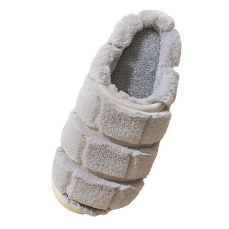 

Luiyenes Slippers For Women Home Thick Bottom Warm Indoor Outdoor Slippers