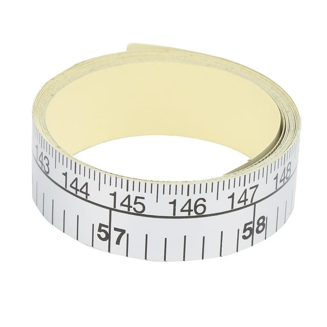 Regla adhesivaCinta métrica adhesiva, regla de cinta de coser doble, regla adhesiva para mesa de máquina de coser, funcionamiento suave Jadeshay A