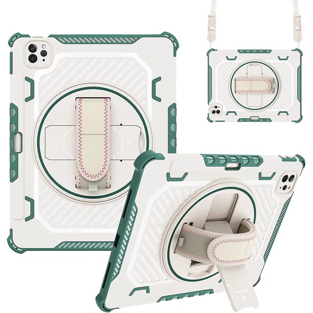 Funda para Xiaomi Pad 5 / MiPad 5 Pro de 11 Pulgadas 2021, Cubierta Protectora Resistente con Correa de Mano Giratoria 360° y Correa de Hombro para Niños, Niños y Niñas para Xiaomi Pad 5 Pro 5G 2021