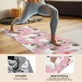 thumbnail image 4 of Shih Tzu Dogs and Pioneer Flower Hot Yoga Mat Towel Non Slip for Hot Yoga - Quick-Drying Yoga Mat Cover with 4 Corner Pockets with Travel Bag - Hot Yoga Towel Non Slip 70"x26", 4 of 6