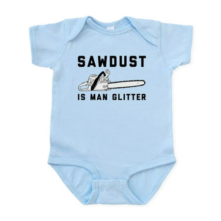 

CafePress - Sawdust Is Man Glitter Baby Light Bodysuit - Baby Light Bodysuit Size Newborn - 24 Months