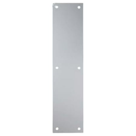 

National Hardware N270-504 Door Push Plate Satin Aluminum 3-1/2 x 15 In. - Quantity 2