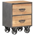 thumbnail image 1 of vidaXL Bedside Cabinet 40x30x51 cm Solid Reclaimed Wood, 1 of 4