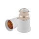 thumbnail image 1 of Convertidor de portalámparas, convertidor de portalámparas B22 a E27 Tornillo de bombilla Adaptador de portalámparas Soporte de portalámparas 4pcs TUNC Sencillez, 1 of 5