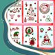 thumbnail image 4 of Bewildely Pegatinas de ventana de Navidad extraíble muñeco de nieve copo de nieve calcomanía puerta Shopwindow Paster decoraciones hogar vacaciones Kits de decoración para fiestas Bewildely HA009316-00, 4 of 6