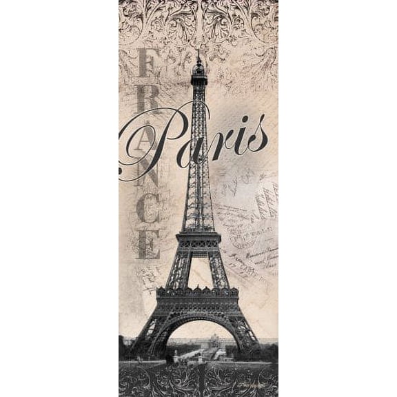 Eiffel Tower Global Vintage Travel British National Amazing Landmark Decorative Decoration 8X20