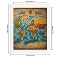 thumbnail image 2 of Paint By Numbers Kit for Adults Beginner - DIY Vintage World Map Compass Oceans Canvas Painting Kits for Adults, Frameless Paint By Number for Adults for Home Wall Decor 16x20 Inch, 2 of 7