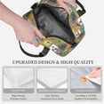 thumbnail image 3 of Naloa Hawaiian Style Print Lunch Bag for Women & Men Insulated Lunch Box or Cooler Lunch Tote Bags for Work, Travel, Outdoor, 3 of 5