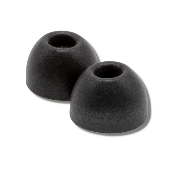 Las puntas de los auriculares de repuesto de espuma viscoelástica cumplen con la norma TW-170-A, color negro