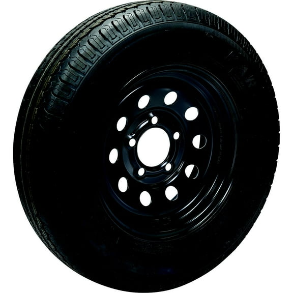 Seachoice 53423 ST205/75R15C/5H KR35 15" Black Modular, 5 Lug Radial Tire & Wheel Assembly