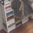 thumbnail image 4 of EIMELI 5Pcs/Set Mini Storage Box Unique Portable Plastic Miniature Drawer Clothing Storage Holder for 1/6 Doll House White, 4 of 13