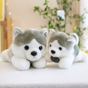 NWJ Husky Dog Plush Toy - Large Adorable Stuffed Animal, Soft Sleep Pillow for Kids, Perfect Cuddle Companion