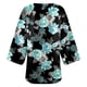 thumbnail image 4 of Cárdigan para mujer, estampado floral, manga abullonada, tipo kimono, holgado, de gasa, informal, para cubrirse, 4 of 5