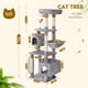 thumbnail image 2 of Árbol para Gatos HOOPET 180 cm para Múltiples Gatos con 2 Condominios y Hamaca, 2 of 5