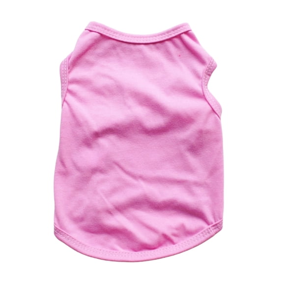 Dog Pet Clothes Blank T Shirt Sleeveless Breed Lightweight Comfortable Apparel for Daily Wear and Outdoor Activities