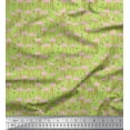 thumbnail image 1 of Soimoi Cotton Jersey Fabric Flamingo Bird Print Fabric by the Yard 58 Inch Wide, 1 of 3
