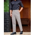 thumbnail image 2 of COOFANDY Men's Regular Fitted Business Pants Modern Stretch Waist Dress Slacks, 2 of 6