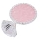 thumbnail image 4 of Paleta de resina redonda para decoración de uñas, portátil, para salón de casa, con soporte de exhibición para esmalte de gel y puntas de uñas, con marco plateado y base rosa., 4 of 14