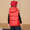 thumbnail image 4 of Favoffer Boys Girls Puffer Vest Sleeveless Casual Loose Winter Warm Lightweight Stand Collar Down Jacket Coats Home Travle Play Big Kid 4-15Y, 4 of 6