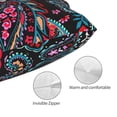 thumbnail image 3 of Yiaed Paisley Print Brushed Microfiber Envelope Pillowcases, Standard,Envelope Closure Pillow Cases(No pillow core)-14"x20", 3 of 6