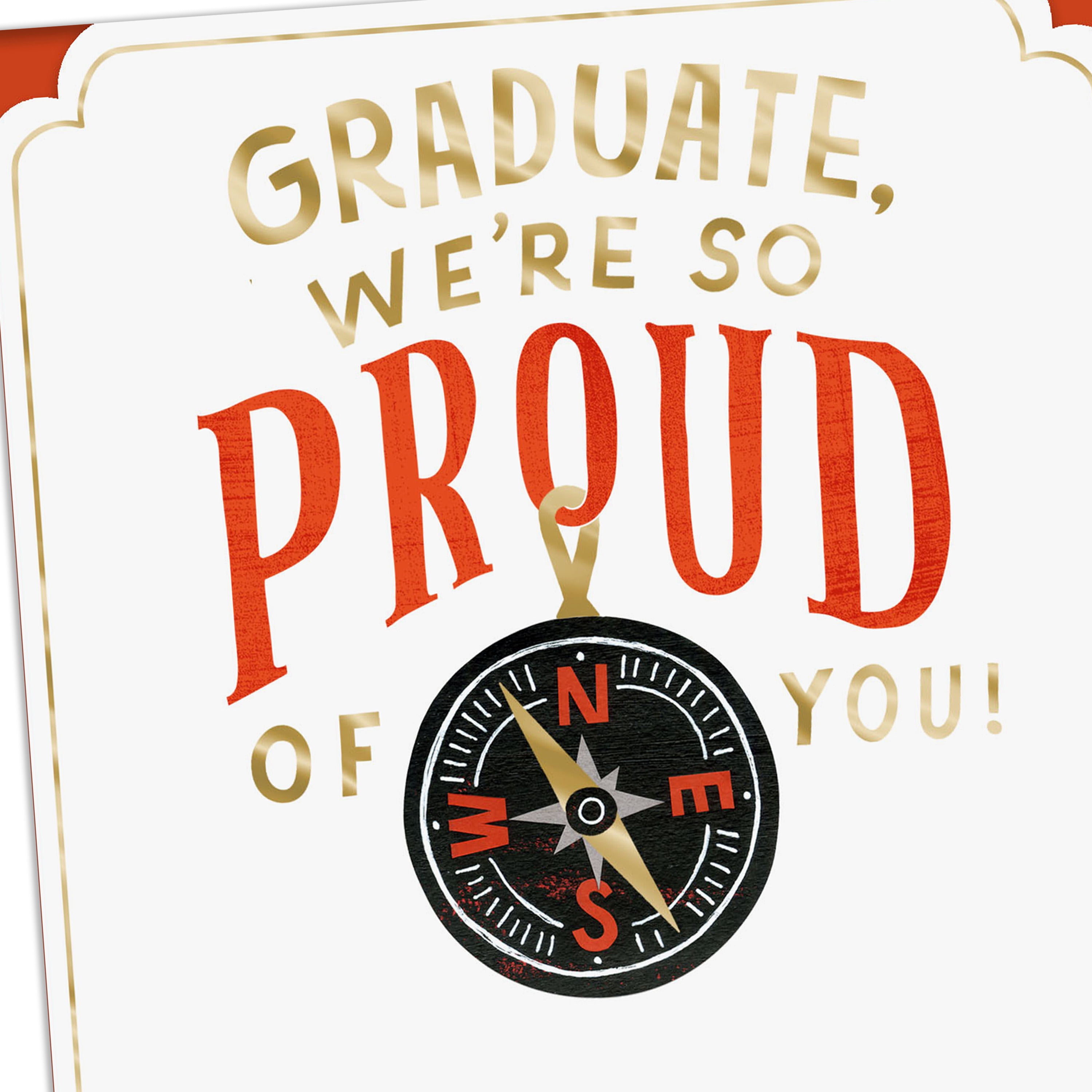 Hallmark Graduation Greeting Card from Us (so Proud of You Compass)
