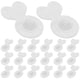 thumbnail image 3 of 20PCS Silicone Earring Backs Soft Safety Stoppers for Stud Earrings, Comfortable Transparent Replacement Pins for Pierced Ears, 3 of 5