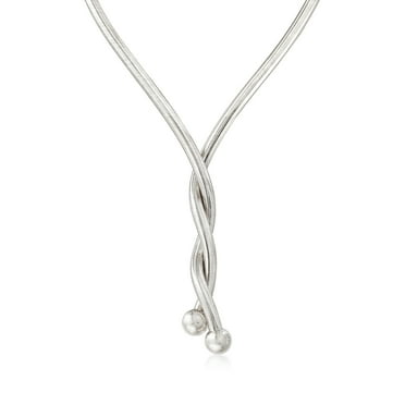 Ross-Simons Italian Sterling Silver Flexible 4-In-1 Necklace/Bracelet, Women's, Adult