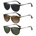 thumbnail image 1 of Gafas de sol WOWSUN Retro 2024 redondas polarizadas UV400 para mujer, 1 of 6