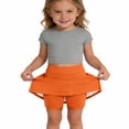 thumbnail image 4 of Coerni Girls' 2-in-1 Flowy Shorts Skirt Athletic Dance Running Skorts Culottes Tennis Yoga Sweatpants Trendy Sport Cartwheel Shorts, 4 of 5