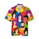 thumbnail image 4 of Camisetas con estampado 3D de la bandera del arcoíris LGBT para hombres y mujeres, camisetas de manga corta con solapa y personalidad a la moda, camisetas con botones para hombres, 4 of 5