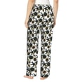 thumbnail image 3 of Xecao Sea ​​Urchin Women's Straight Lounge Pajama Pants: The Epitome of Relaxed Sleepwear, 3 of 9
