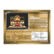 The CityBuilder MULTIPLEX Cinema Low Relief LED Cardboard Model Making Kit (1:48) O Scale for Model Railroads and Cars