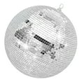 thumbnail image 4 of Lanzxjv Large Disco Ball, Hanging Disco Ball, Silver Color Disco Ball, Big Disco Ball Wedding Decoration (12/16/20Inch), 4 of 6
