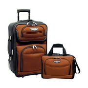 Travel Select Amsterdam 2-Piece Carry-On Luggage Set 21" x 13.5" x 8"; 15" x 10" x 6.5"
