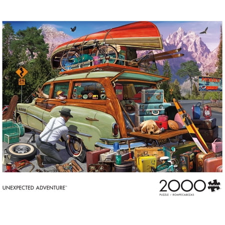 Buffalo Games 2000-Piece Unexpected Adventure Interlocking Jigsaw Puzzle