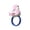 #2656-Pink, variant on Digital Display Bladeless Mini Desk Fan - Wrist Watch Style Wearable Portable Fan with 360° Adjustable Wind Direction USB Rechargeable Handheld Fan for Outdoor, Commuting,and Office Use