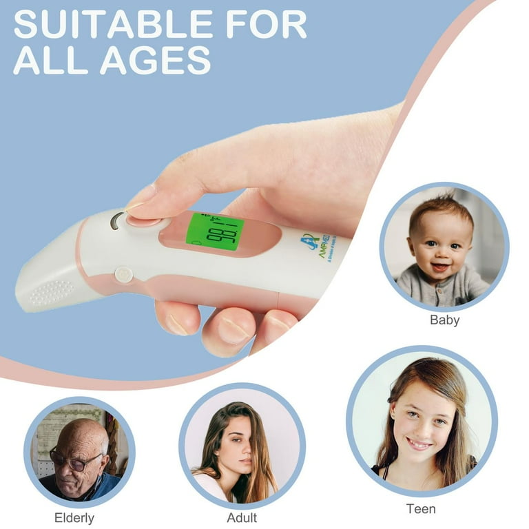 Baby Temp DuoScan Ear and Forehead Infrared Thermometer Instant Result for  babies, children and adult, Indoor outdoor, Touchless and accurate