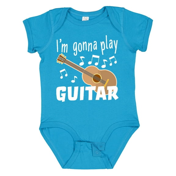 Inktastic I'm Gonna Play Guitar- Music Boys or Girls Baby Bodysuit