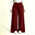 thumbnail image 5 of Wide Leg Yoga Pants for Women Plus Size Elastic Waist Casual Lounge Trousers Fashion Sport Pants, 5 of 6