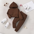 thumbnail image 6 of Angala 2 Piece Outfits For Girls Long Sleeve Hoodie Sweatshirt With Jogger Set Girls Autumn Daily Wear Clothes, 6 of 9