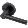 thumbnail image 2 of Zurich Door Lever with Round Rosette, Privacy (Bed/Bath) Latch, Matte Black by Stone Harbor Hardware, 2 of 4