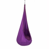 Kids Pod Swing Chair Hanging Chair With Inflatable Pillow Sensory Pocket For Outdoor And Indoor Max 176Lbs