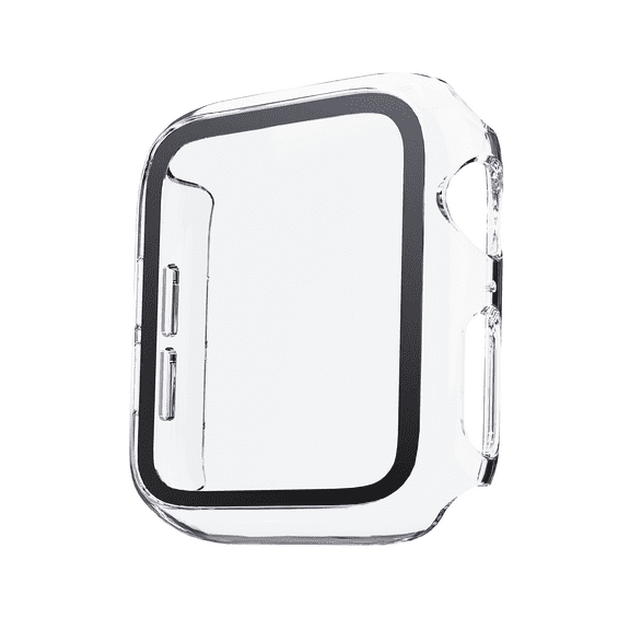 onn Clear Bumper with Screen Protector for Apple Watch 40mm, Unisex