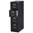 thumbnail image 1 of Pemberly Row 4 Drawer 26.5" Deep Letter File Cabinet in Black, Fully Assembled, 1 of 4